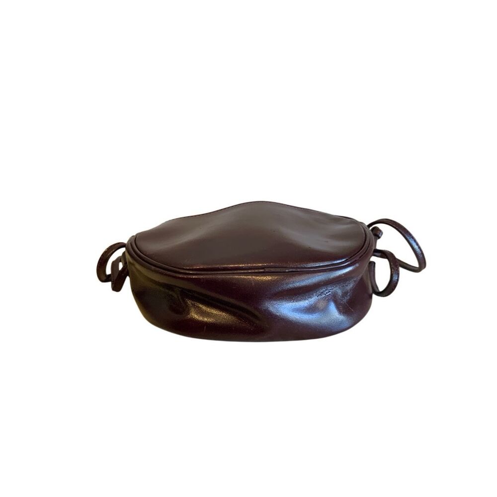 Longchamp Vintage Le Pliage Leather Circular Shoulder Bag - Picture 10 of 11